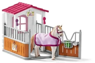 Schleich Zestaw Zagroda dla koni z klaczą Luytańską 42368 - Figurki dla dzieci - miniaturka - grafika 4