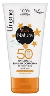 Lirene LIRENE SUN NATURA EMULSJA DO OPALANIA SPF 50+ 120ML - Balsamy i kremy do opalania - miniaturka - grafika 2