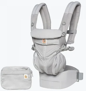 ERGOBABY ERGOBABY Nosidełko dziecięce Omni 360 Cool Air Mesh Pearl Grey New - Nosidełka dla dzieci - miniaturka - grafika 2