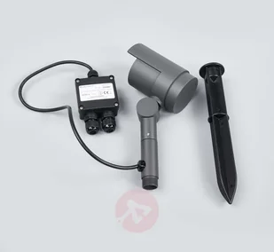 LAMPENWELT.COM Beatrix, reflektor z grotem ziemnym i diodami LED - Lampy ogrodowe - miniaturka - grafika 4