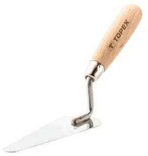 Topex Kielnia sztukatorska Kielnia sztukatorska 160 x 20 x 55 mm stal nierdzewna 13A588 - Narzędzia murarskie - miniaturka - grafika 2