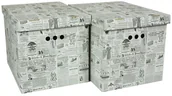 Pudła i kartony archiwizacyjne - Pudło Gazeta XL białe 2 szt. - miniaturka - grafika 1