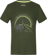 Odzież trekkingowa dziecięca - Regatta Regatta Bosley III Koszulka Dzieci, racing green 15-16Y | 176 2021 Koszulki z krótkim rękawem RKT106   3B0C20 - miniaturka - grafika 1