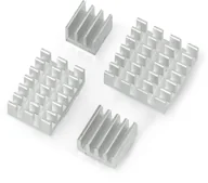 Podzespoły elektroniczne - Raspberry Pi OEM Zestaw radiatorów do 4B - z taśmą termoprzewodzącą - srebrne - 4szt. DNG-18745 - miniaturka - grafika 1