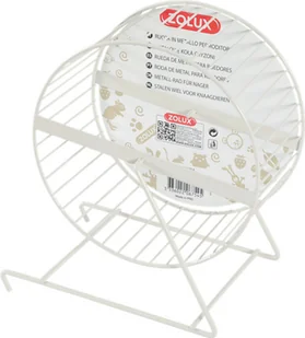 Zolux Kołowrotek metalowy 18 cm kol beżowy - Akcesoria dla gryzoni - miniaturka - grafika 3