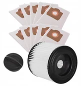 Filtry do odkurzaczy - Karcher Worki 10szt + Filtr Zmywalny do Nt 27/1 Me - miniaturka - grafika 1