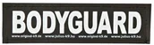 Szelki dla psów - Julius-K9 8151017 2 X Sticker Na Rzep Na Szelki Dla Psów, Rozmiar S, Z Napisem: Bodyguard - miniaturka - grafika 1