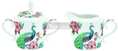 Cukiernice - Easy life nuova r2s KOMPLET - PORCELANOWA CUKIERNICA I MLECZNIK - PEACOCK PAW (1201 PEAC) - miniaturka - grafika 1