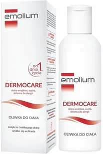 Emolium SANOFI AVENTIS SP Z O.O Dermocare oliwka do ciała do skóry wrażliwej i suchej 175 ml 7072849 - Kosmetyki kąpielowe dla dzieci - miniaturka - grafika 3