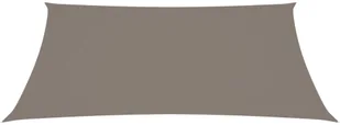 vidaXL Prostokątny żagiel ogrodowy, tkanina Oxford, 3x4 m, taupe 135430 - Parasole ogrodowe - miniaturka - grafika 3