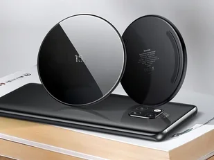 Baseus Ładowarka indukcyjna QI Simple Wireless Charger 15W black WXJK-B01 - Ładowarki do telefonów - miniaturka - grafika 6