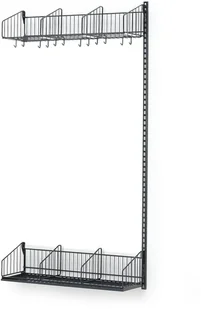 AJ Produkty Ścienny regał do szatni TRD, moduł dodatkowy, 900x2000 mm, ciemnoszary - Wyposażenie sportowe i gimnastyczne AJ Produkty Ścienny regał do szatni TRD, moduł dodatkowy, 900x2000 mm, ciemnoszary - Wyposażenie sportowe i gimnastyczne - miniaturka - grafika 1