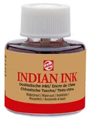 Farby i media malarskie - Talens Indian Ink Glass Bottle 11 Black 44357002 - miniaturka - grafika 1