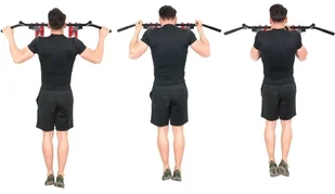 Marbo  Sport Drążek uniwersalny do ściany i sufitu z mocowaniem na worek MH-D202 2.0 - Marbo Sport MH-D202 2.0 - Poręcze i drążki do podciągania - miniaturka - grafika 3