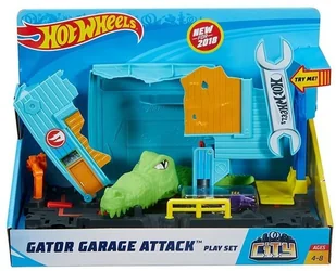 Hot Wheels City zestaw z krokodylem - Samochody i pojazdy dla dzieci - miniaturka - grafika 2