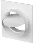 Rury i kanały wentylacyjne - EQUATION Kołnierz przyścienny z zaworem zwrotnym OKRĄGŁY Z ZAWOREM ZWROTNYM 150 mm EQUATION - miniaturka - grafika 1