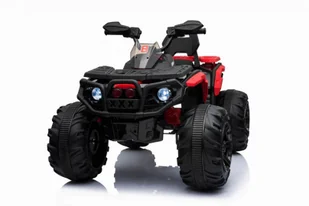 Super-Toys MEGA WIELKI QUAD MAVERICK Z NAPĘDEM 4X4, AMORTYZATORY, MIĘKKIE KOŁA,/BBH3588 BBH-3588-CZERWONY - Pojazdy elektryczne dla dzieci - miniaturka - grafika 2