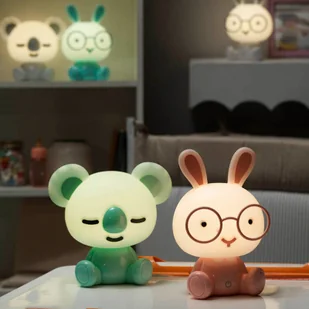 EULUNA Lampa stołowa LED Koala do pokoju dzieci, zielona - Lampy stojące - miniaturka - grafika 3