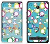 Etui i futerały do telefonów - Sony Royal Sticker Royal tatuaż ścienny RS. 74167 samoprzylepny do Xperia E1 z motywem okręgów RS.74167 - miniaturka - grafika 1