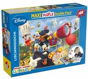 Puzzle - Lisciani Puzzle dwustronne Myszka Miki 108 - miniaturka - grafika 1