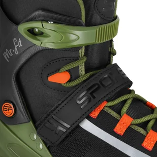 Spokey Rolki MrFIT rekreacyjne zielone r 41 940754 - Rolki - miniaturka - grafika 4