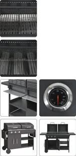 Lund GRILL 2W1 GAZOWY + WĘGLOWY 8,6KW 99649 - Grille gazowe - miniaturka - grafika 2