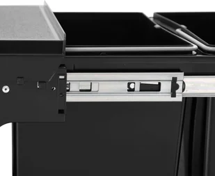 FENIKS vidaXL Kuchenny wysuwany, ciche zamykanie, 48 L vidaXL - Kosze na śmieci - miniaturka - grafika 6