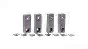 Rozdzielnie elektryczne - Hager polo Uchwyty do mocowania obudów poliestrowych na ścianie RAL7046 FL863Z /zestaw 4szt./ FL863Z - miniaturka - grafika 1