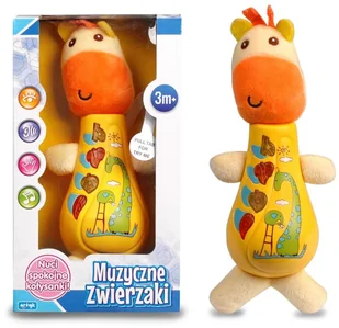 Artyk MUZYCZNE ZWIERZAKI ŻYRAFKA E-EDU ŚWIATŁO DŹWIĘK - Zabawki interaktywne dla dzieci - miniaturka - grafika 3