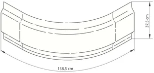 Deante Osłona brodzika Deep KTD 042O - Obudowy brodzików - miniaturka - grafika 6