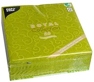 Pozostałe akcesoria barmańskie - Papstar , 50 serwetek "Royal Collection" 1/4 składane 40 cm x 40 cm oliwkowo-zielony "Casali", # 84883 84883 - miniaturka - grafika 1