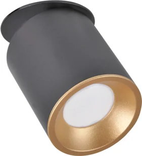 Polux Oczko przegubowe podtynkowe PALLAS 1x10W GU10 czarno-złote 314123 SANICO 314123 - Oprawy, klosze i abażury Polux Oczko przegubowe podtynkowe PALLAS 1x10W GU10 czarno-złote 314123 SANICO 314123 - Oprawy, klosze i abażury - miniaturka - grafika 1