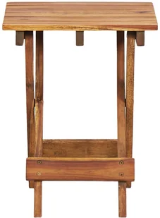 vidaXL Stojak na kwiaty, 30x30x38 cm, lite drewno akacjowe vidaXL - Kwietniki - miniaturka - grafika 2