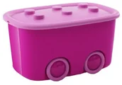 Pudła i pojemniki do przechowywania - Kiss KIS 8630000 0287 04 pudełko do przechowywania Funny Box, 46 L, plastik, violett/różowa, 58 x 38,5 x 32 cm 8630000 0287 04 - miniaturka - grafika 1