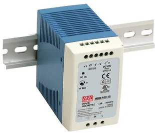 Mean Well Zasilacz LED MeanWell 90W 12V DC 7,5A na szynę DIN MDR-100-12 - Zasilacze i transformatory - miniaturka - grafika 2