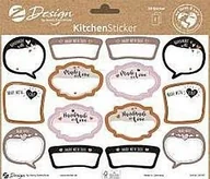 Zabawki kreatywne - Naklejki do kuchni Made with Love - miniaturka - grafika 1
