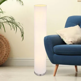 Globo Lighting Lampa stojąca Ava, klosz tkanina kolor piaskowy - Lampy stojące - miniaturka - grafika 2