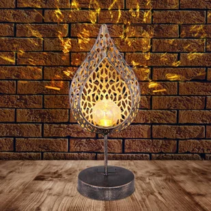 GLOBO Lampa solarna LED 33528 w kształcie liścia - Lampy ogrodowe - miniaturka - grafika 2