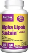 Witaminy i minerały dla sportowców - Jarrow Formulas Sklep ALPHA LIPOIC SUSTAIN 300MG Z BIOTYNĄ - 120 TABLETEK - miniaturka - grafika 1