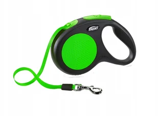 Haas F1 Team automatyczna Flexi New Neon taśma M 5m zielo - Smycze dla psów - miniaturka - grafika 4