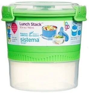 Sistema pojemnik śniadaniowy 965ml z łyżeczką 21360 - Pojemniki kuchenne - miniaturka - grafika 6