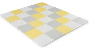 Kinderkraft Kinderkraft Mata Piankowa Puzzle LUNO 150x180cm - Yellow 23107302 - Maty piankowe - miniaturka - grafika 2