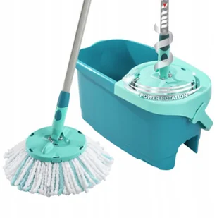 Leifheit zestaw do mycia podłóg Clean Twist Disc Mop EVO) - Miotły, szufle, mopy - miniaturka - grafika 3