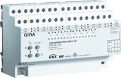 Wyłączniki światła i elektryczne - Gira 216100 Aktor żaluzja 8-krotne 230 V AC, KNX einflaec symulacja Control REG 216100 - miniaturka - grafika 1