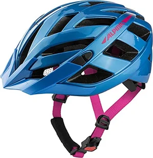 Alpina Unisex - Dorośli, PANOMA 2.0 Kask rowerowy, true blue-pink gloss, 52-57 cm A9724184 - Kaski rowerowe - miniaturka - grafika 2