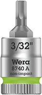 Klucze i nasadki - Wera wewnętrzna klucz nasadowy sześciokątny 1/4 (6.3 MM) 8740 A Całkowicie stalowe cyklop 05003381001 - miniaturka - grafika 1