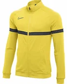 Kurtki i kamizelki sportowe męskie - NIKE Nike Chłopięca kurtka treningowa Y Nk Dry Acd21 Trk Jkt K żółty Tour Yellow/Black/Anthracite/Black 146-158 CW6115-719 - miniaturka - grafika 1