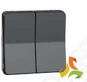 Wyłączniki światła i elektryczne - Schneider Electric MUREVA STYL Mechanizm przycisku roletowego IP55 antracyt MUR35042 MUR35042/SCH - miniaturka - grafika 1