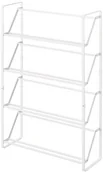 Szafki na buty - Yamazaki YAMAZAKI szafka na buty z 4 półkami szafka na buty szafka na buty biała 2391 2391 - miniaturka - grafika 1