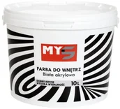Farby wewnętrzne - UNIMET FARBA AKRYLOWA DO WNĘTRZ BIAŁA MY5 10L 5EMFA.MY510 [12563149] - miniaturka - grafika 1